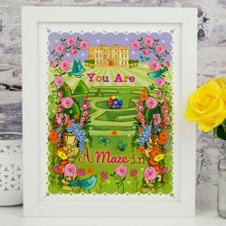 A4 Unframed Illustration Print 'You are a Maze In'